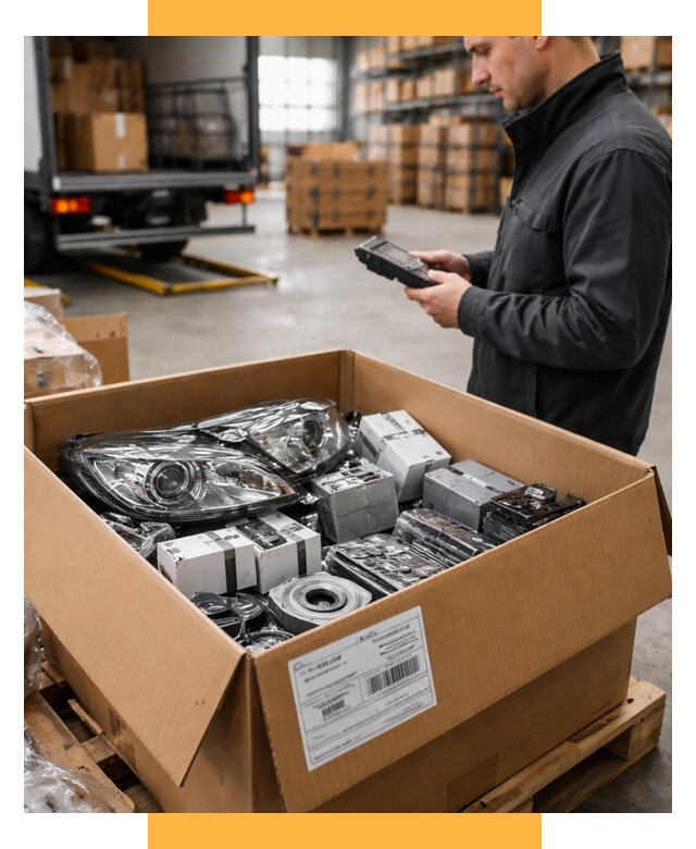 Доставка автозапчастей из Европы под ключ от 12806 р. | СетСервис-Фрм