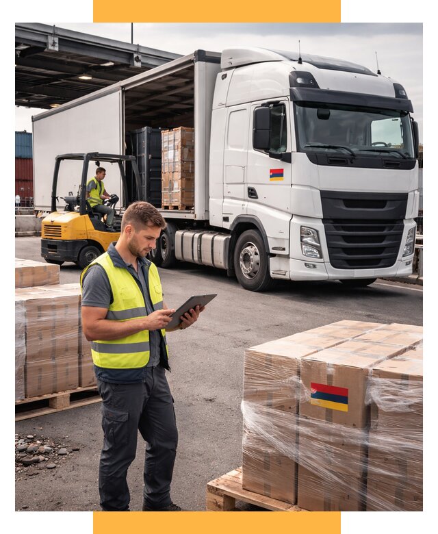 Автоперевозки из Армении от 97328 р. — услуги СетСервис-Фрм