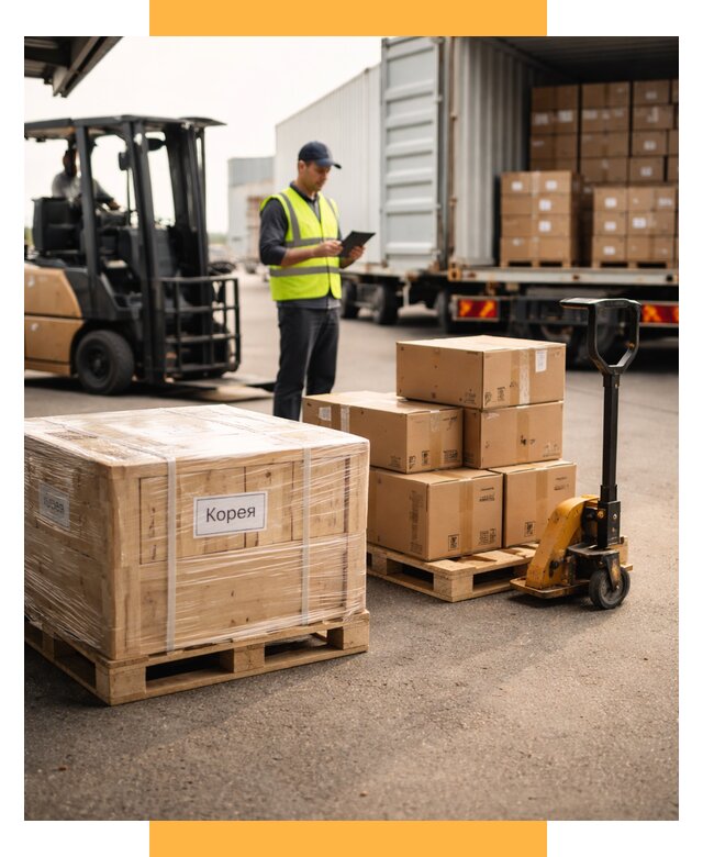 Доставка грузов в Корею из России от 35858 р. | СетСервис-Фрм