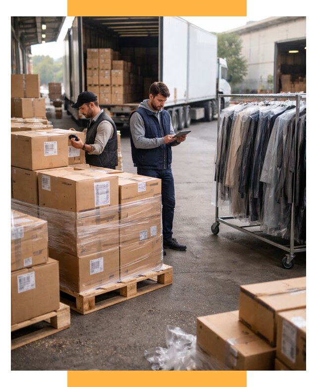 Перевозка и доставка одежды из Китая от 7684 р., СетСервис-Фрм