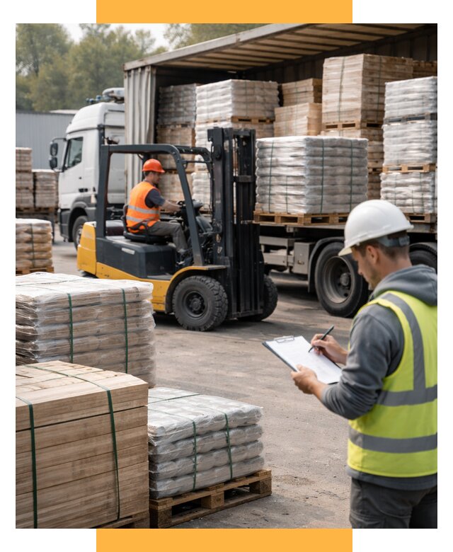 Перевозка строительных материалов от 5635 р. | СетСервис-Фрм