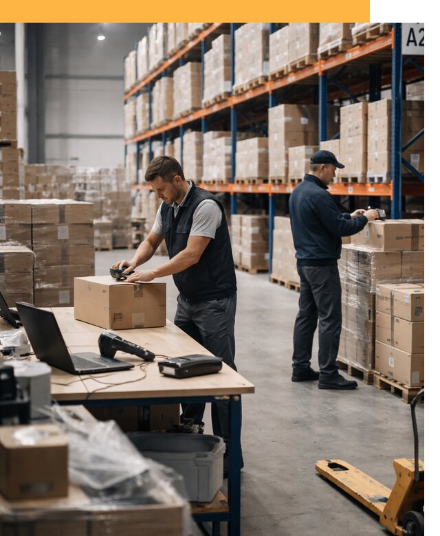 Склад консолидации в Европе: хранение, сортировка от 6659